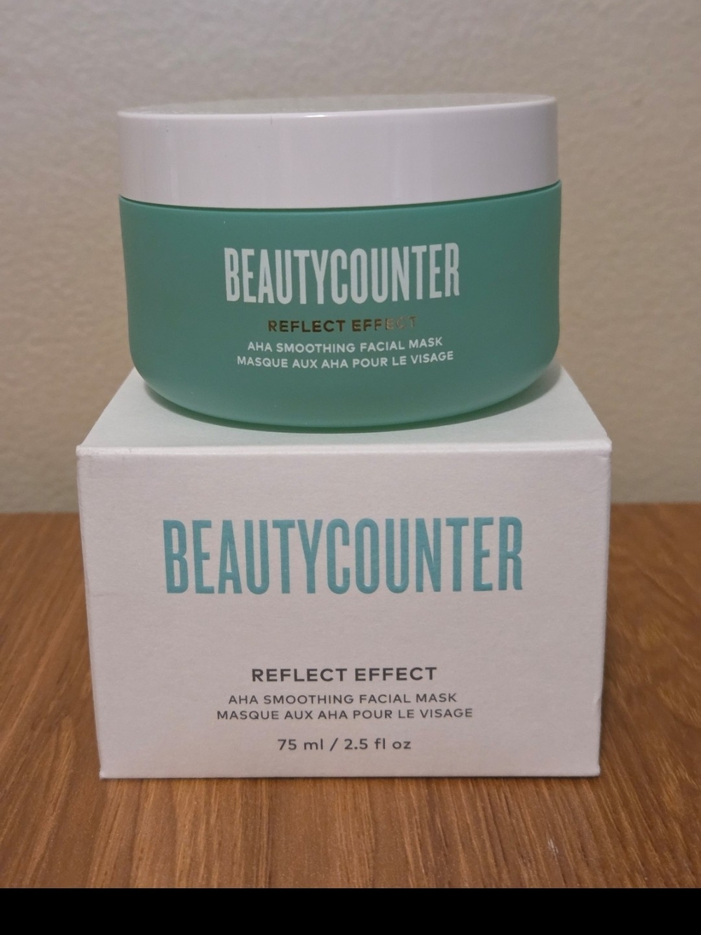 Beautycounter Reflect Effect AHA Smoothing Facial Mask Full Sz NEW IN BOX
